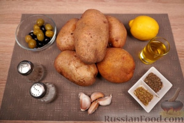 Пататес лимонатес, или Запечённый картофель по-гречески