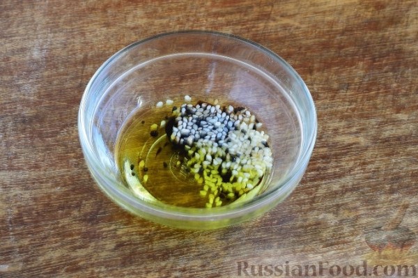 Салат с печенью и грейпфрутом