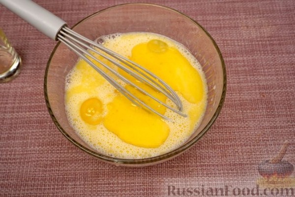 Пирог из теста фило, с чечевицей