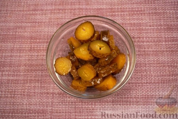 Хлебички (бутерброды с творожной намазкой, ветчиной и сыром)