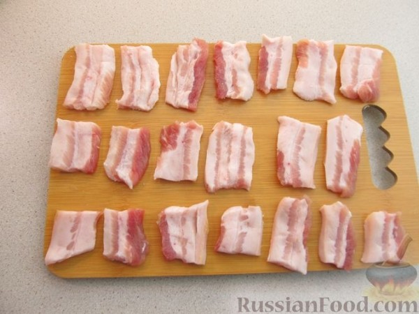Картофель, запечённый с салом