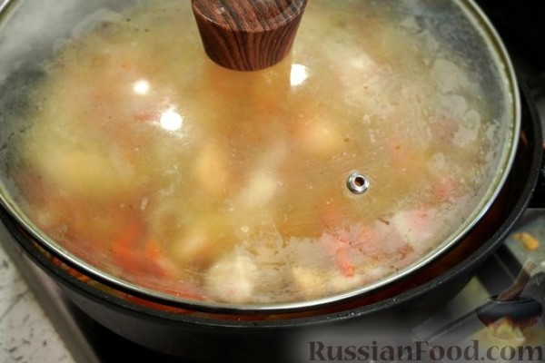 Плов с курицей и нутом