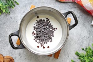 Брауни с шоколадным ганашем