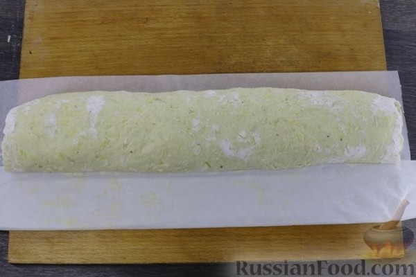Картофельный рулет с беконом