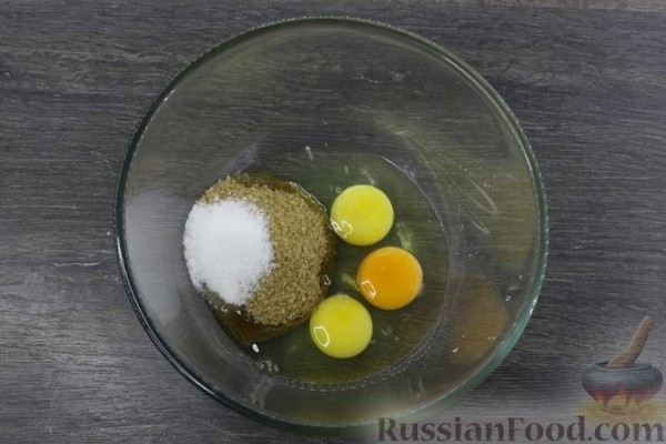 Маффины на растительном масле, с грецкими орехами