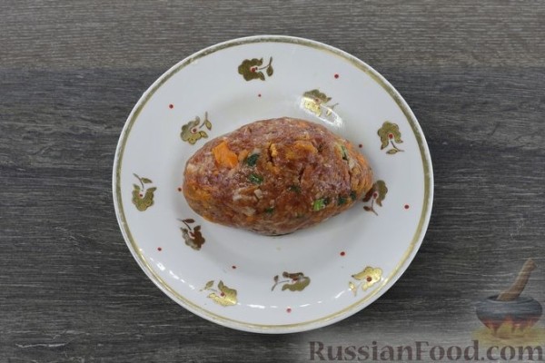 Мясные лодочки с грибами, сыром и помидорами (в духовке)
