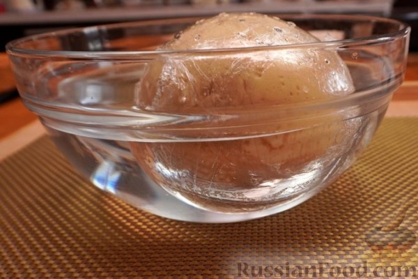 Булочки с яблоками и изюмом, из дрожжевого теста "Водолаз"