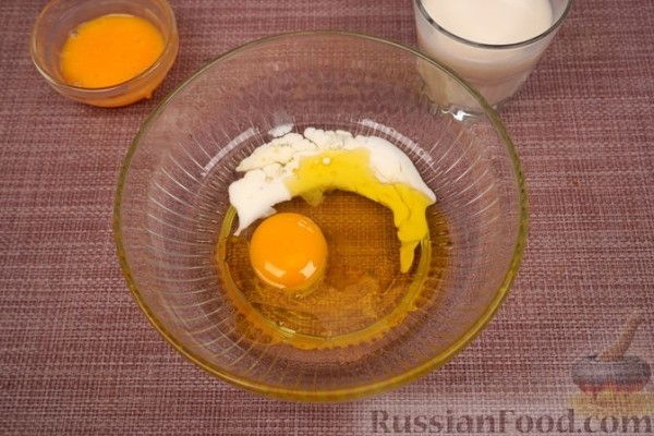 Пирог из теста фило, с чечевицей