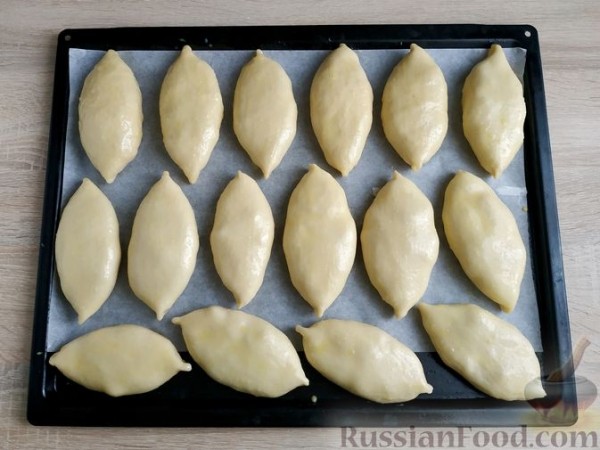 Пирожки с яблоками, из венского теста