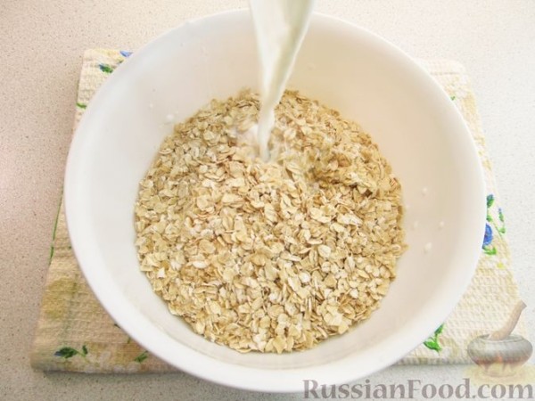 Пирог из овсянки и моркови (без муки и сахара)