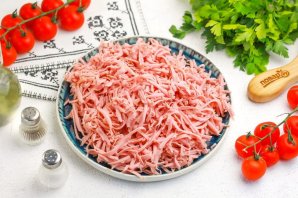 Лаваш с колбасой и сыром