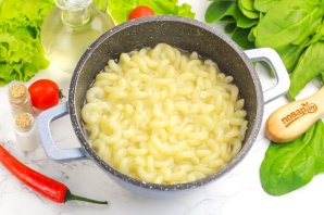 Паста с сосисками