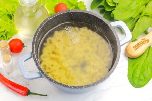 Паста с сосисками