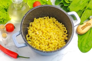 Паста с сосисками