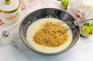 Песочное печенье с орехами
