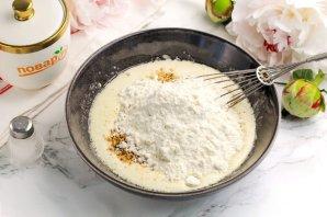 Песочное печенье с орехами