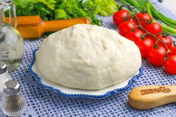 Простое тесто для пиццы