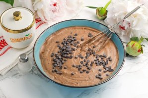 Шоколадные маффины с шоколадной крошкой