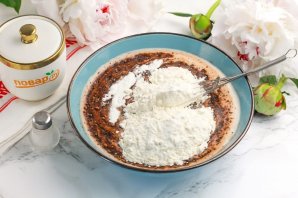 Шоколадные маффины с шоколадной крошкой