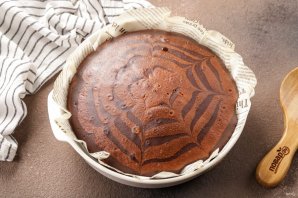 Торт "Зебра" на кефире