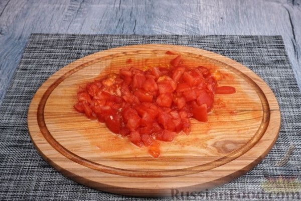 Кускус с овощами и мясом, на сковороде