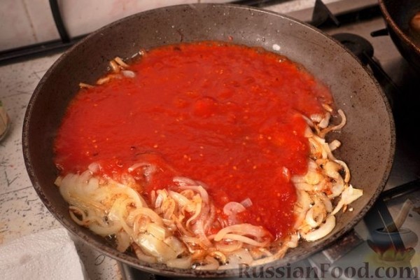 Жареная рыба с соусом "Саворо"