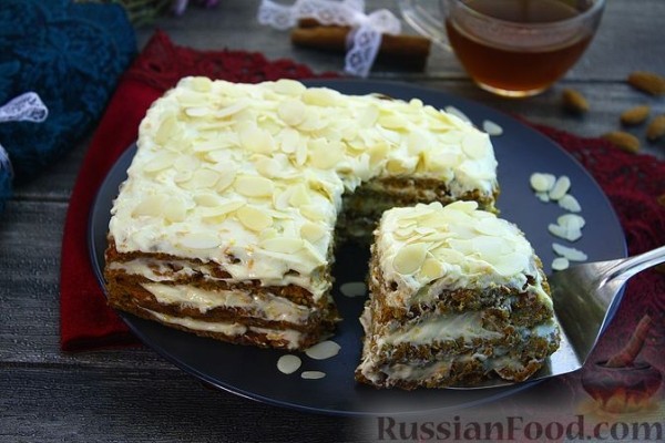 Пирог из овсянки и моркови (без муки и сахара)