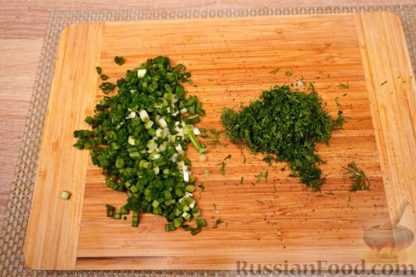 Овощной салат с ветчиной и сыром