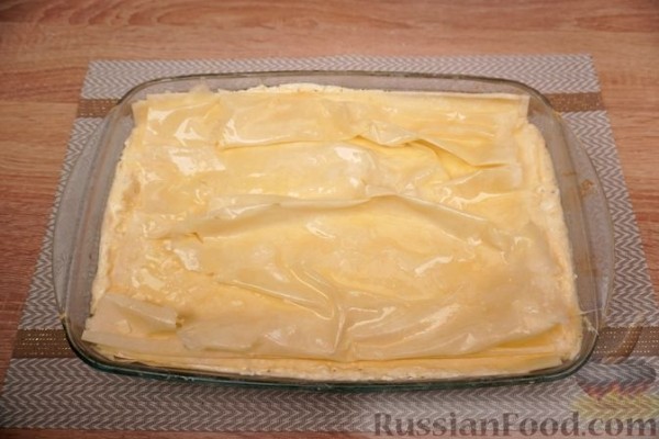 Бугаца с сыром (пирог из теста фило)