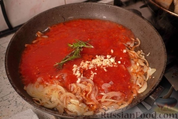 Жареная рыба с соусом "Саворо"