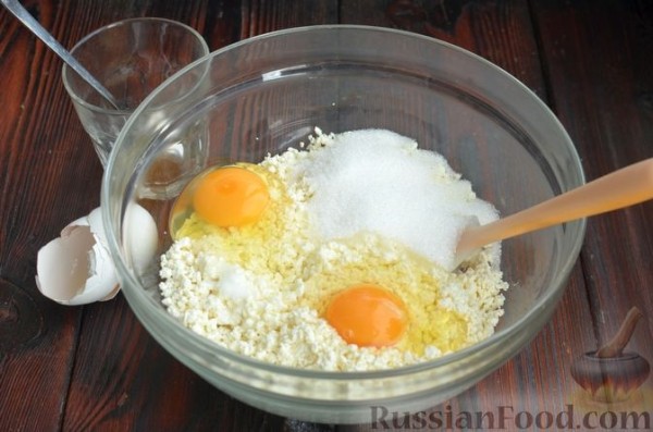 Творожные пончики с маком