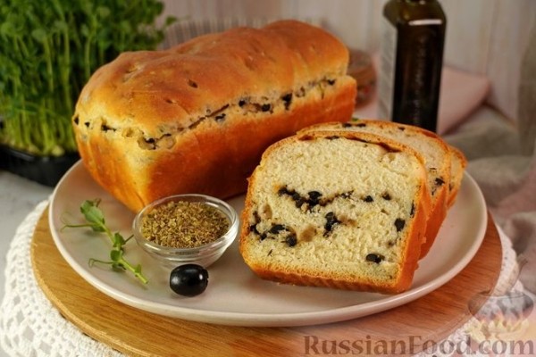 Хлеб "Элеопсомо" с маслинами