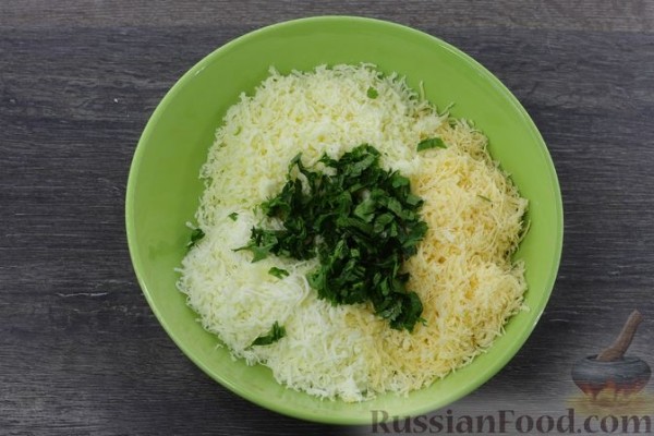 Конвертики из лаваша с сырной начинкой