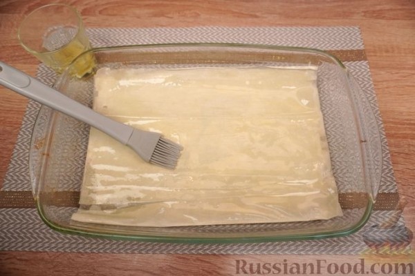 Бугаца с сыром (пирог из теста фило)