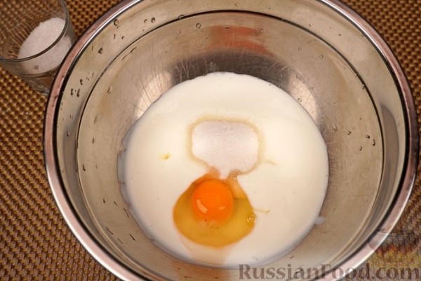 Оладьи с абрикосами