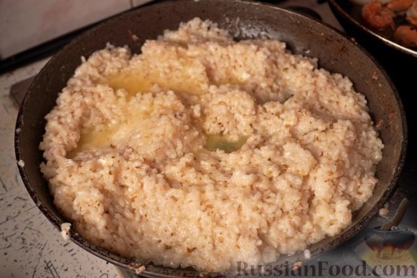 Ризотто с морепродуктами по-гречески