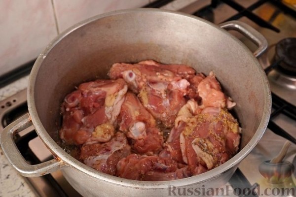 Курица с орзо (котопуло)