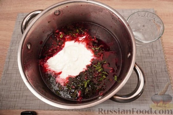 Польский холодник с телятиной