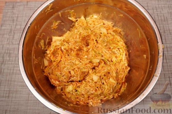 Кабачковые маффины с сыром