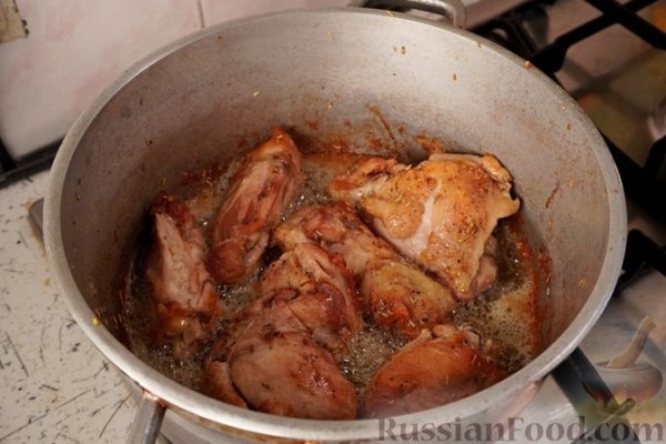 Курица с орзо (котопуло)