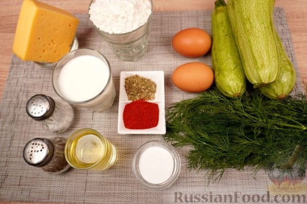 Кабачковые маффины с сыром
