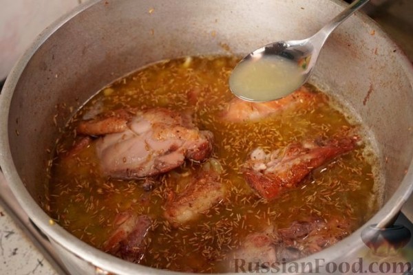 Курица с орзо (котопуло)