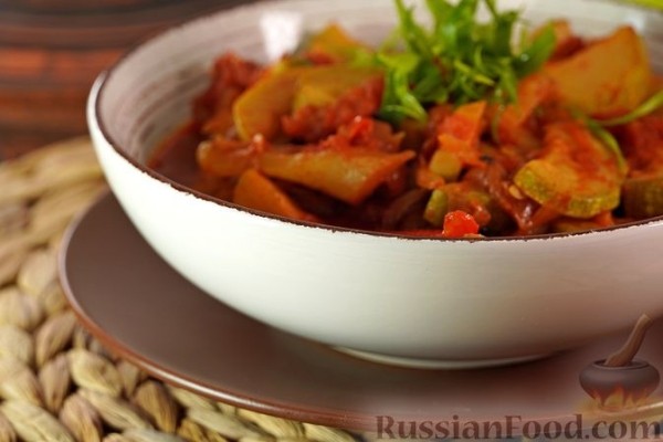 Лечо с кабачками