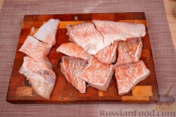 Рыбный суп (балык чорбасы) из морского окуня