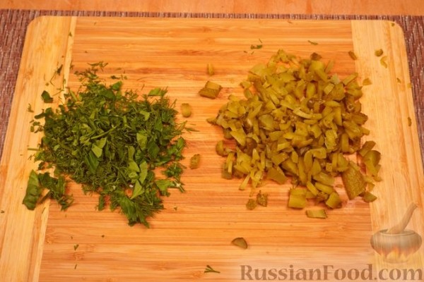 Тортильи с тунцом, огурцом и сыром