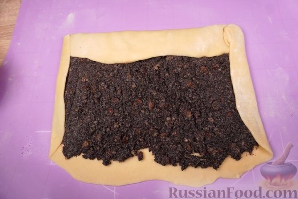 Польский маковец (дрожжевой рулет с маком)