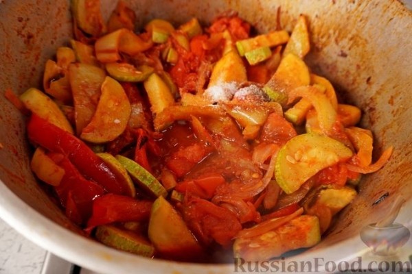 Лечо с кабачками