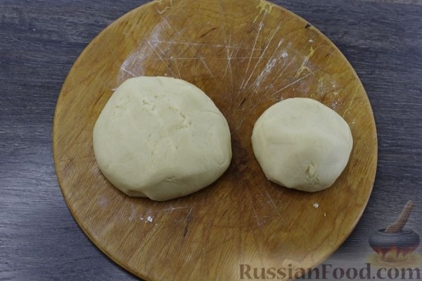 Постный тёртый пирог с малиной