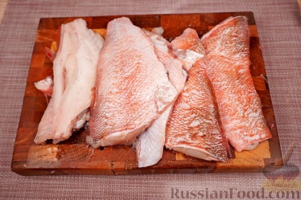 Рыбный суп (балык чорбасы) из морского окуня