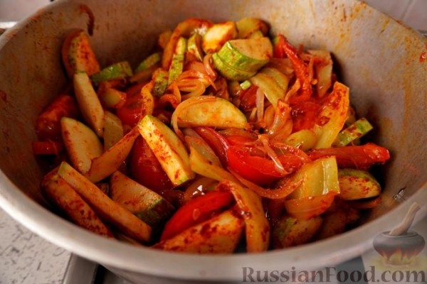 Лечо с кабачками
